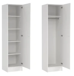 Bissolo Casa Armadietti|Armadietti<ARMADIO MOD. FOCUS CM 49,2X47 H.200 BIANCO OPACO: vendita online ARMADIO MOD. FOCUS CM 49,2X47 H.200 BIANCO OPACO in offerta
