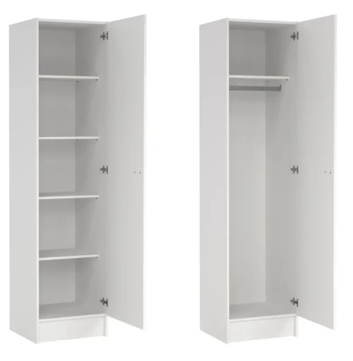 Bissolo Casa Armadietti|Armadietti<ARMADIO MOD. FOCUS CM 49,2X47 H.200 BIANCO OPACO: vendita online ARMADIO MOD. FOCUS CM 49,2X47 H.200 BIANCO OPACO in offerta