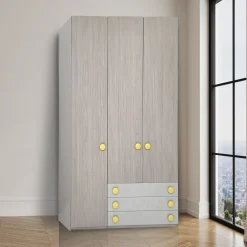 Bissolo Casa Armadi Anta Battente<Armadio Modello Fly Cenere Wood E Calce in offerta online