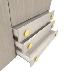Bissolo Casa Armadi Anta Battente<Armadio Modello Fly Cenere Wood E Calce in offerta online