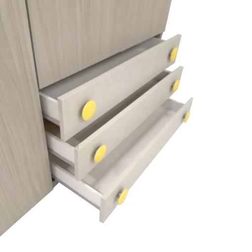Bissolo Casa Armadi Anta Battente<Armadio Modello Fly Cenere Wood E Calce in offerta online