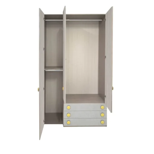 Bissolo Casa Armadi Anta Battente<Armadio Modello Fly Cenere Wood E Calce in offerta online