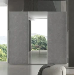Bissolo Casa Armadi Anta Scorrevole<Armadio moderno 3 ante scorrevoli con specchio centrale