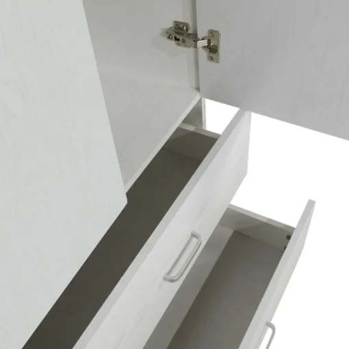 Bissolo Casa Armadietti|Armadietti<ARMADIO MULTIUSO CM 60X42 H. 180 ROVERE SBIANCATO: vendita online ARMADIO MULTIUSO CM 60X42 H. 180 ROVERE SBIANCATO in offerta