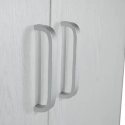Bissolo Casa Armadietti|Armadietti<ARMADIO MULTIUSO CM 60X42 H. 180 ROVERE SBIANCATO: vendita online ARMADIO MULTIUSO CM 60X42 H. 180 ROVERE SBIANCATO in offerta