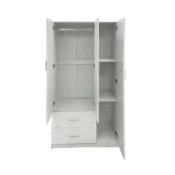 Bissolo Casa Armadietti|Armadietti<ARMADIO MULTIUSO CM 90X42 H. 180 ROVERE SBIANCATO: vendita online ARMADIO MULTIUSO CM 90X42 H. 180 ROVERE SBIANCATO in offerta