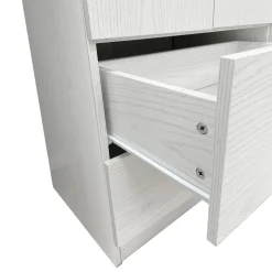 Bissolo Casa Armadietti|Armadietti<ARMADIO MULTIUSO CM 90X42 H. 180 ROVERE SBIANCATO: vendita online ARMADIO MULTIUSO CM 90X42 H. 180 ROVERE SBIANCATO in offerta