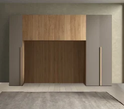 Bissolo Casa Armadi A Ponte<ARMADIO PONTE LOFT 357,5X58 H. 247 NOCE E FANGO