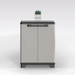 Bissolo Casa Mobili In Resina E Ferro|Mobili In Resina E Ferro<ARMADIO PORTARIFIUTI MOD. SPLIT PREMIUM IN RESINA CM 68X39 H. 92 GRIGIO SCURO E NERO: vendita online ARMADIO PORTARIFIUTI MOD. SPLIT PREMIUM IN RESINA CM 68X39 H. 92 GRIGIO SCURO E NERO in offerta