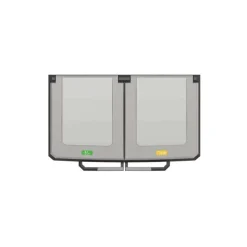 Bissolo Casa Mobili In Resina E Ferro|Mobili In Resina E Ferro<ARMADIO PORTARIFIUTI MOD. SPLIT PREMIUM IN RESINA CM 68X39 H. 92 GRIGIO SCURO E NERO: vendita online ARMADIO PORTARIFIUTI MOD. SPLIT PREMIUM IN RESINA CM 68X39 H. 92 GRIGIO SCURO E NERO in offerta