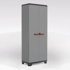 Bissolo Casa Mobili In Resina E Ferro|Mobili In Resina E Ferro<ARMADIO PORTASCOPE MOD STILO IN RESINA CM 68X39 H 173 GRIGIO SCURO E NERO: vendita online ARMADIO PORTASCOPE MOD STILO IN RESINA CM 68X39 H 173 GRIGIO SCURO E NERO in offerta