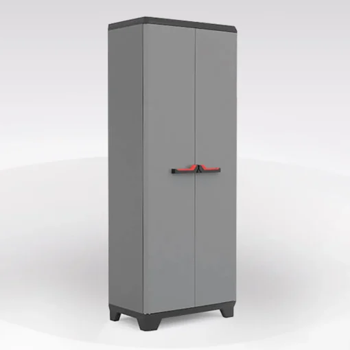 Bissolo Casa Mobili In Resina E Ferro|Mobili In Resina E Ferro<ARMADIO PORTASCOPE MOD STILO IN RESINA CM 68X39 H 173 GRIGIO SCURO E NERO: vendita online ARMADIO PORTASCOPE MOD STILO IN RESINA CM 68X39 H 173 GRIGIO SCURO E NERO in offerta