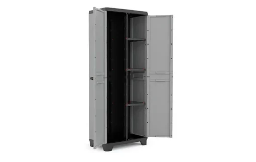 Bissolo Casa Mobili In Resina E Ferro|Mobili In Resina E Ferro<ARMADIO PORTASCOPE MOD STILO IN RESINA CM 68X39 H 173 GRIGIO SCURO E NERO: vendita online ARMADIO PORTASCOPE MOD STILO IN RESINA CM 68X39 H 173 GRIGIO SCURO E NERO in offerta
