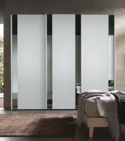 Bissolo Casa Armadi Anta Scorrevole<ARMADIO RIGO CM 270X65 H. 247 BIANCO FRASSINATO