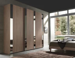 Bissolo Casa Armadi Anta Scorrevole<ARMADIO RIGO CM 270X65 H. 247 NOCE