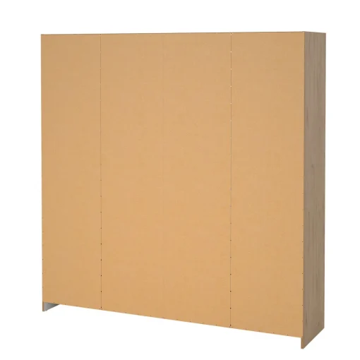 Bissolo Casa Armadi Anta Battente<Armadio Sprint Jackson Hickory: Armadio con 4 Ante e 3 Cassetti in Offerta