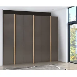 Bissolo Casa Armadi Anta Battente<ARMADIO UNO CM 277X61 H. 246 PIOMBO E ROVERE NODATO