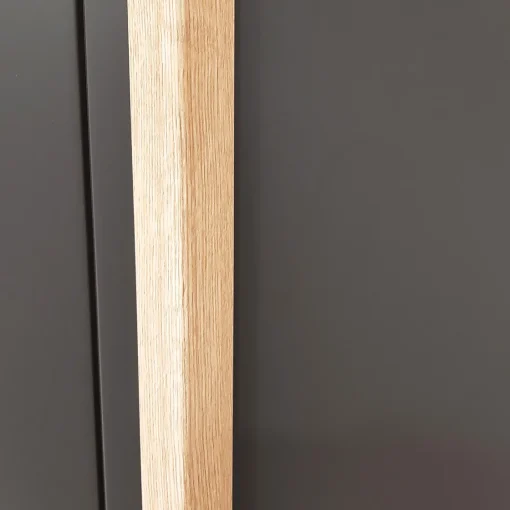 Bissolo Casa Armadi Anta Battente<ARMADIO UNO CM 277X61 H. 246 PIOMBO E ROVERE NODATO