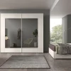 Bissolo Casa Camere Moderne<Arredamento camera matrimoniale spatolato con specchi fumè