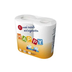 Bissolo Casa Panni<ASCIUGATUTTO 2VELI 2ROTOLI 200STRAPPI HAPPY COMPATTO: vendita online ASCIUGATUTTO 2VELI 2ROTOLI 200STRAPPI HAPPY COMPATTO in offerta