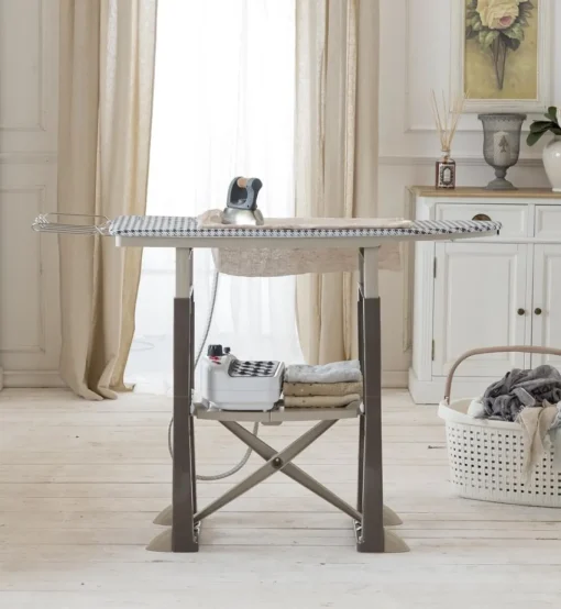 Bissolo Casa Assi Da Stiro<ASSE DA STIRO PIEGHEVOLE 100% RESINA TORTORA 113X40CM X H 82/92CM : vendita online ASSE DA STIRO PIEGHEVOLE 100% RESINA TORTORA 113X40CM X H 82/92CM in offerta