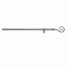 Bissolo Casa Accessori E Pali Tende Pali In Metallo<ASTINA DECO MODELLO UNCINO CROMO SATINATO 120-210CM: vendita online ASTINA DECO MODELLO UNCINO CROMO SATINATO 120-210CM in offerta
