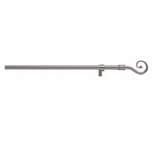 Bissolo Casa Accessori E Pali Tende Pali In Metallo<ASTINA DECO MODELLO UNCINO CROMO SATINATO 120-210CM: vendita online ASTINA DECO MODELLO UNCINO CROMO SATINATO 120-210CM in offerta