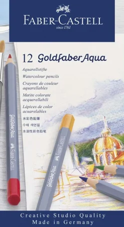Bissolo Casa Colori A Matita Matite In Blister<ASTuccio con 12 MATITE COLORATE GOLDFABER ACQUERELLABILI