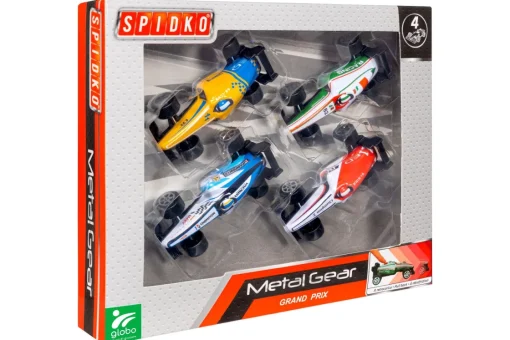 Bissolo Casa Veicoli E Piste<AUTO IN METALLO GRAN PRIX 4 PEZZI CON RETROCARICA: vendita online AUTO IN METALLO GRAN PRIX 4 PEZZI CON RETROCARICA in offerta