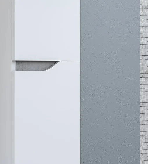 Bissolo Casa Bagni Moderni<BAGNO COMPLETO GRACE2 LACCATO BIANCO LUCIDO CON PARTICOLARI CEMENTO