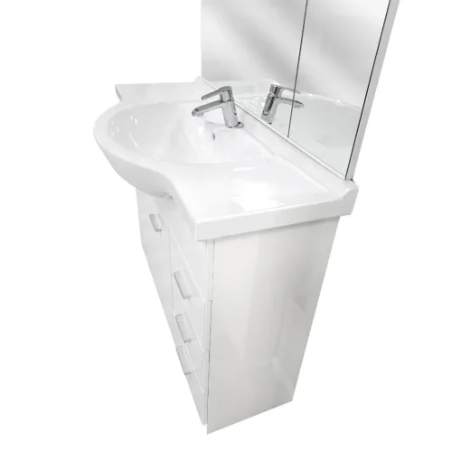 Bissolo Casa Bagni Moderni<Bagno Completo in Bianco Lucido in Offerta