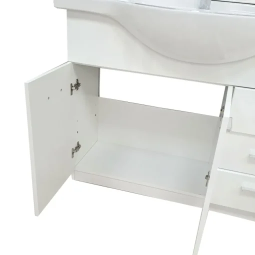 Bissolo Casa Bagni Moderni<Bagno Completo in Bianco Lucido in Offerta
