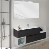 Bissolo Casa Bagni Moderni<BAGNO COMPLETO IN NOBILITATO LAOS E BIANCO OPACO