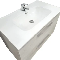 Bissolo Casa Bagni Moderni<Bagno Completo in Olmo Bianco: arredo bagno a prezzi Bassi