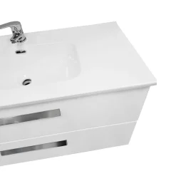 Bissolo Casa Bagni Moderni<BAGNO COMPLETO MOD. ANGELA CM 100 BIANCO LUCIDO