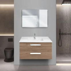 Bissolo Casa Bagni Moderni<BAGNO COMPLETO MOD. ANGELA CM 102 NOCE