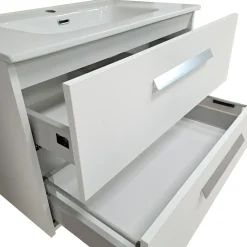 Bissolo Casa Bagni Moderni<BAGNO COMPLETO MOD. ANGELA CM 81 BIANCO NORDICO