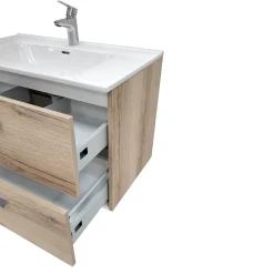 Bissolo Casa Bagni Moderni<BAGNO COMPLETO MOD. ANGELA CM 80 QUERCIA NATURALE