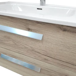 Bissolo Casa Bagni Moderni<BAGNO COMPLETO MOD. ANGELA CM 80 QUERCIA NATURALE