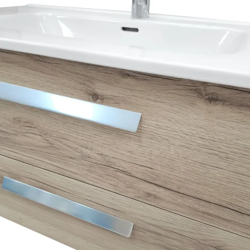 Bissolo Casa Bagni Moderni<BAGNO COMPLETO MOD. ANGELA CM 80 QUERCIA NATURALE