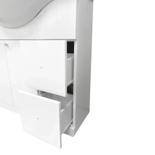 Bissolo Casa Bagni Moderni<BAGNO COMPLETO MOD. CINZIA CM 85 BIANCO LUCIDO