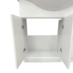 Bissolo Casa Bagni Moderni<BAGNO COMPLETO MOD. CINZIA CM 85 BIANCO LUCIDO