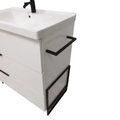 Bissolo Casa Bagni Moderni<BAGNO COMPLETO MOD. FEBE CM 82 BIANCO LUCIDO