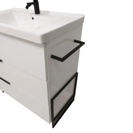 Bissolo Casa Bagni Moderni<BAGNO COMPLETO MOD. FEBE CM 82 BIANCO LUCIDO