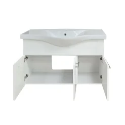 Bissolo Casa Bagni Moderni<BAGNO COMPLETO MOD.SOLE CM 100 BIANCO LUCIDO