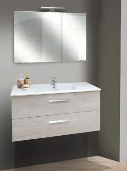 Bissolo Casa Bagni Moderni<Bagno Sospeso Completo in Quercia con Cassettoni al miglior prezzo