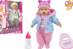 Bissolo Casa Bambole E Pupazzi<BAMBOLA SOFFICE 41CM CON BIBERON E BAVAGLIO ASSORTITO: vendita online BAMBOLA SOFFICE 41CM CON BIBERON E BAVAGLIO ASSORTITO in offerta