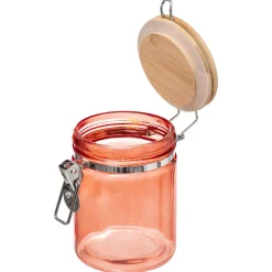 Bissolo Casa Barattoli<BARATTOLO ERMETICO CORALLO CON TAPPO IN BAMBÙ DA 0,75LT