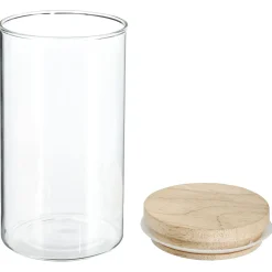 Bissolo Casa Barattoli<BARATTOLO ERMETICO IN VETRO BOROSILICATO 10X17.3CM 1LT
