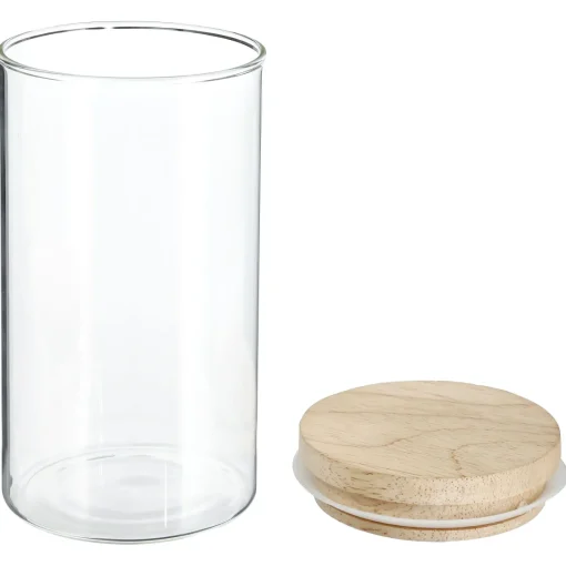 Bissolo Casa Barattoli<BARATTOLO ERMETICO IN VETRO BOROSILICATO 10X17.3CM 1LT